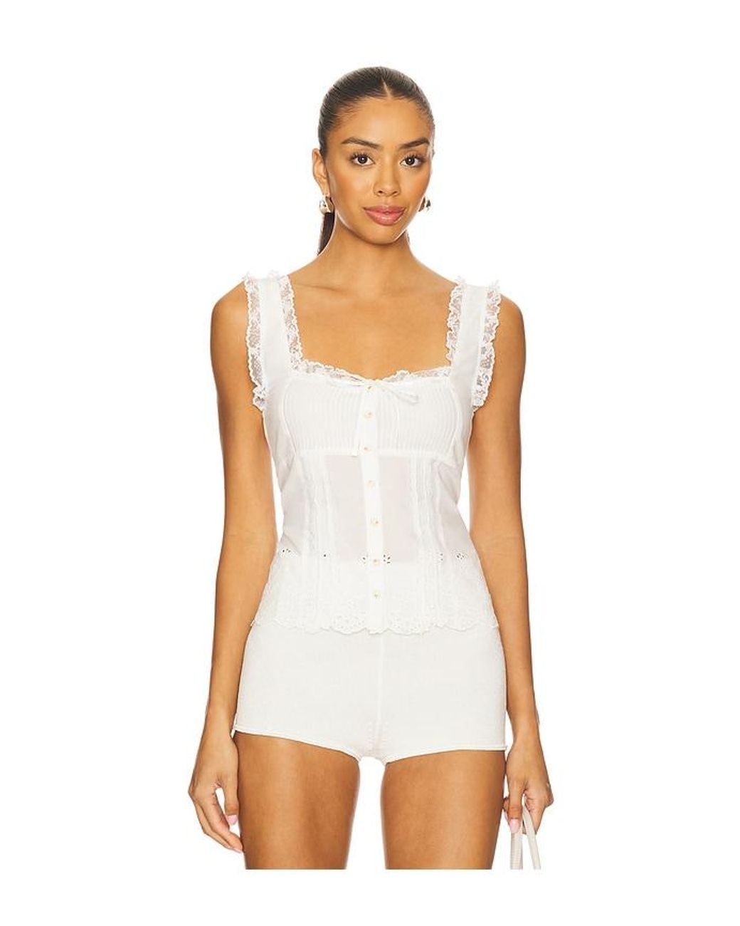 LPA White Janelle Top