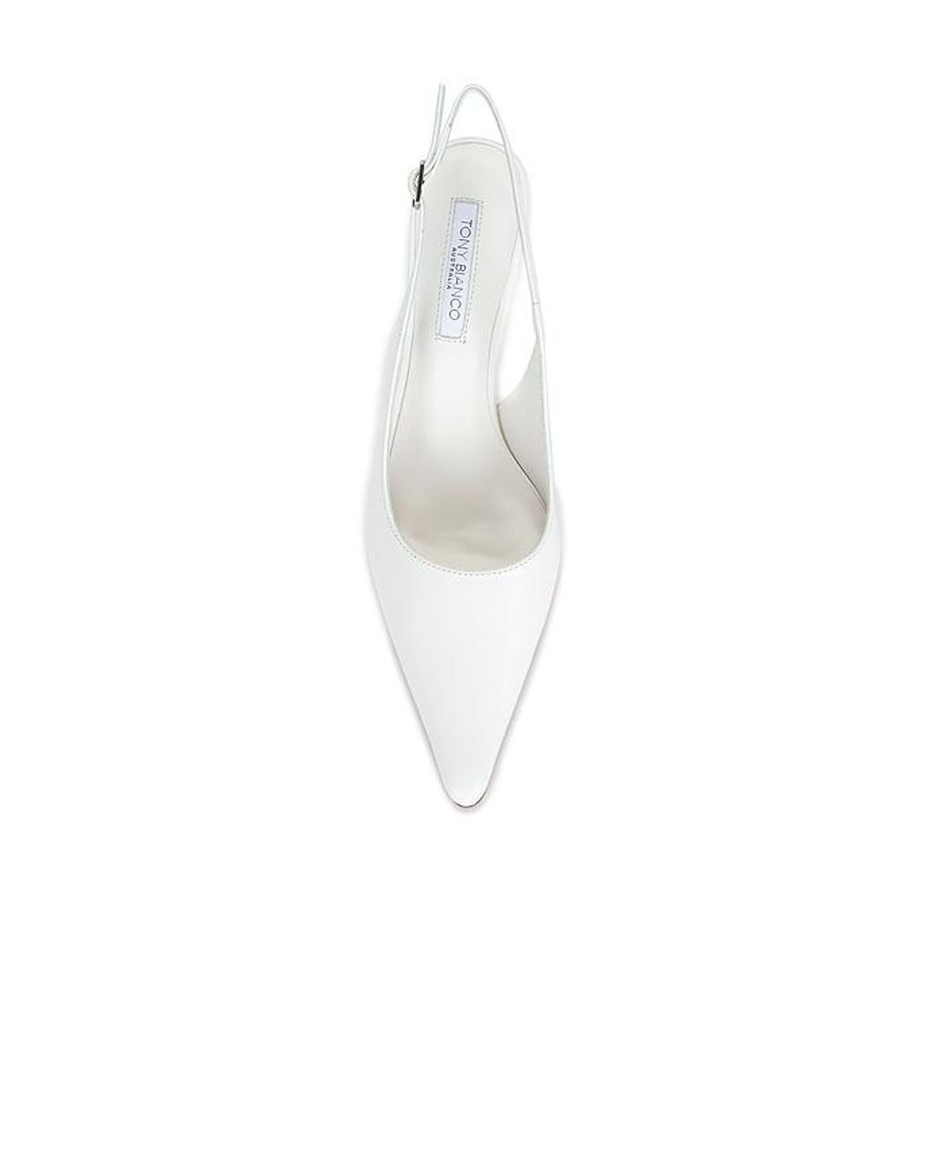 Tony Bianco White Samar Slingback Pump
