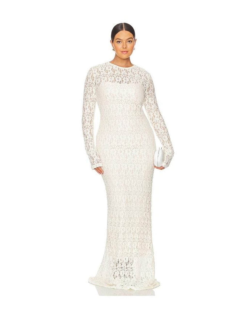 L'academie White Kayden Maxi Dress