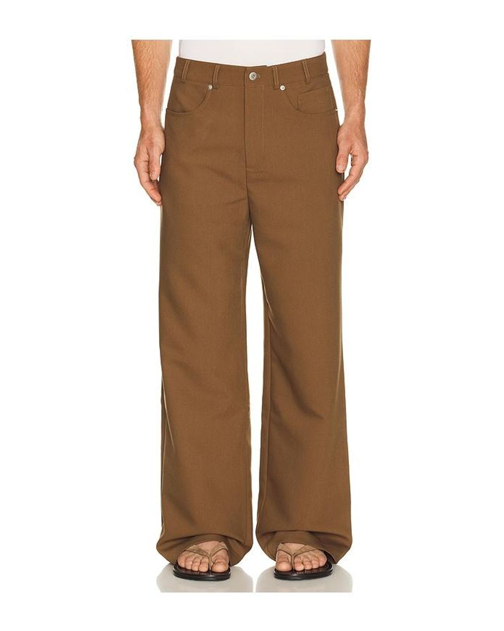 KROST Brown 5-Pocket Trouser for men