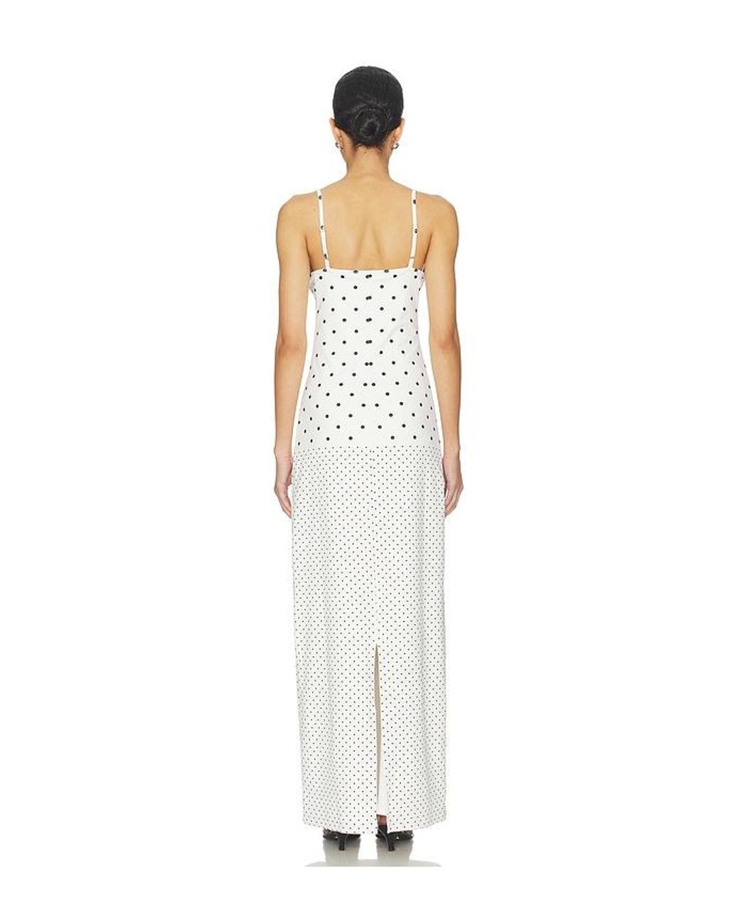 With Harper Lu White Slip Dress