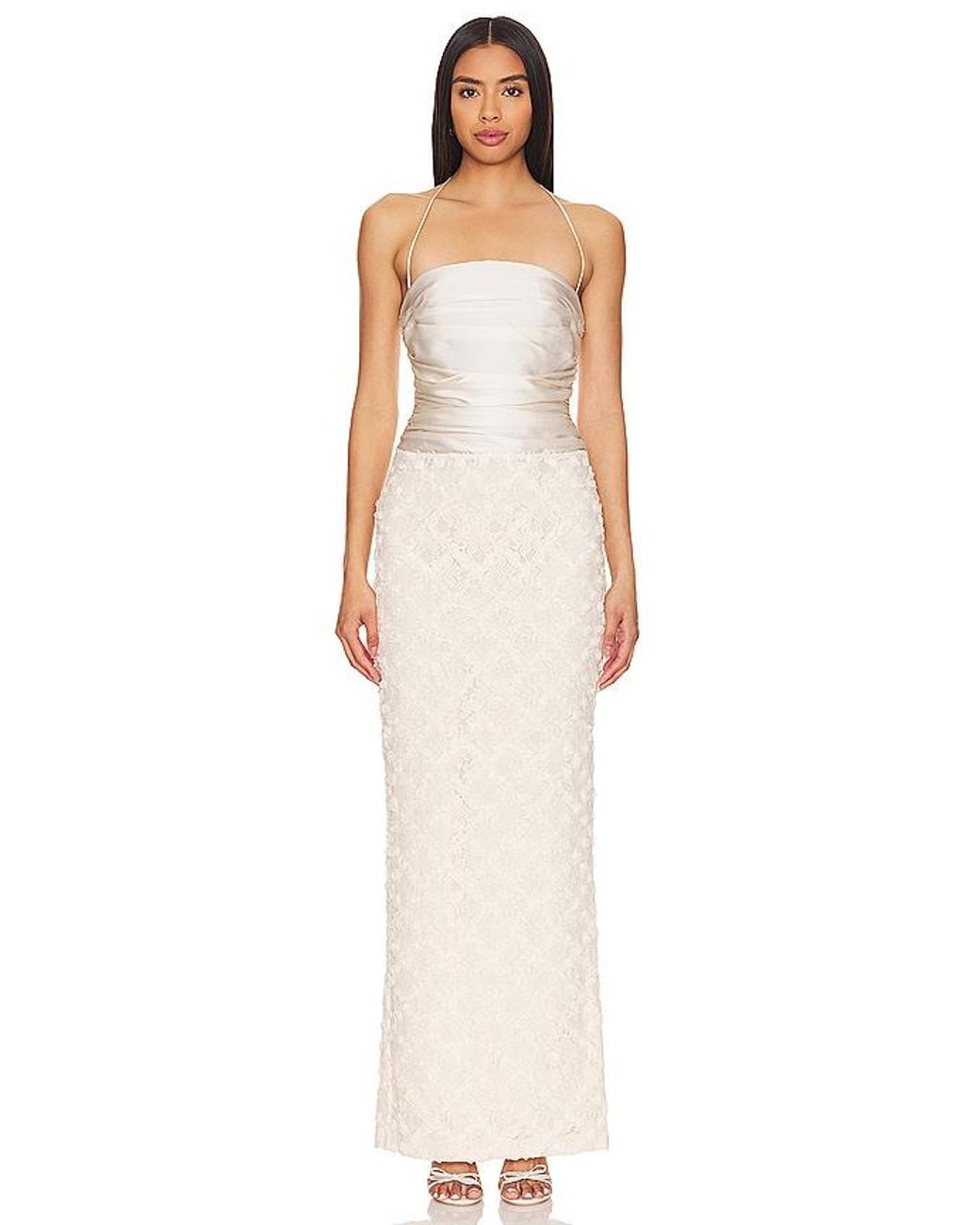 MAJORELLE Ileisha Gown in White Lyst