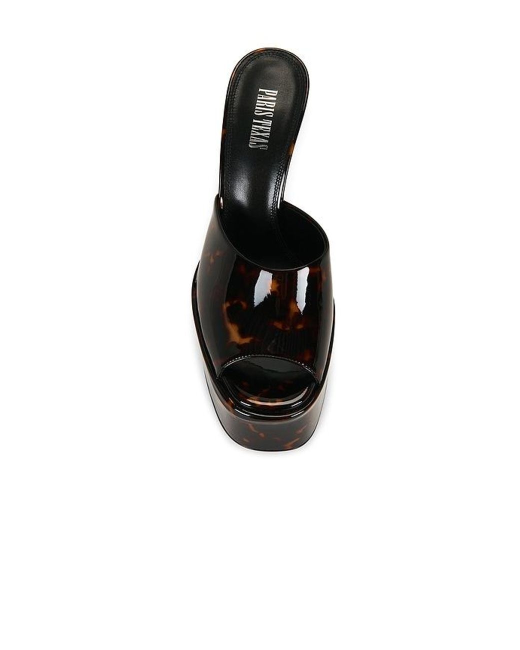 Paris Texas Black Marina Mule
