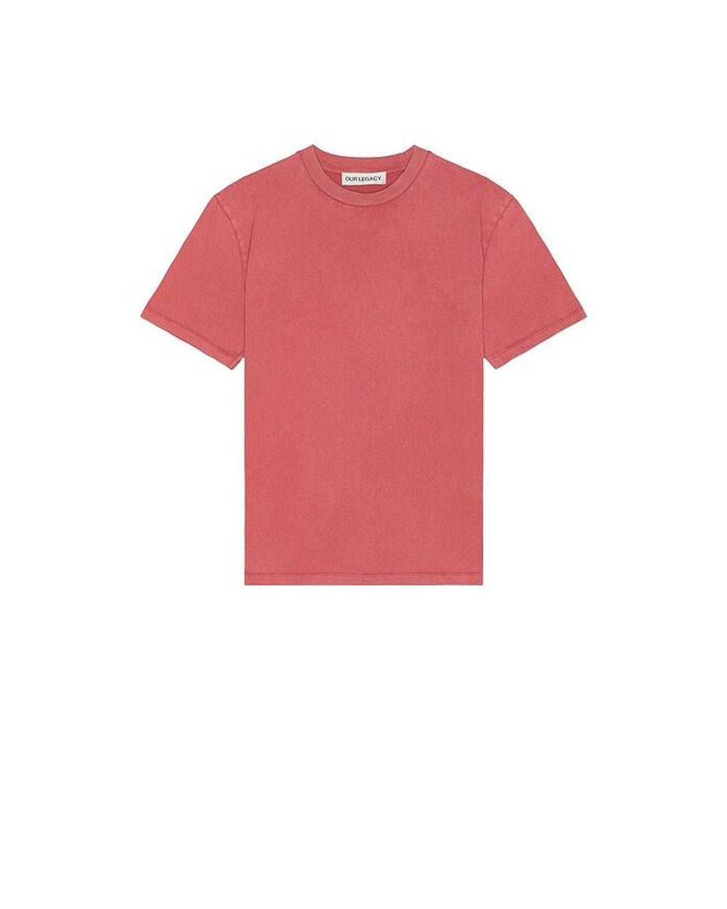 Our Legacy Red Box T-Shirt for men