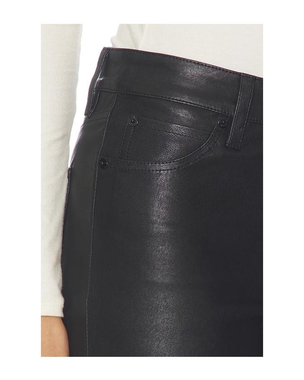 FRAME Blue The Leather Rodeo Pant
