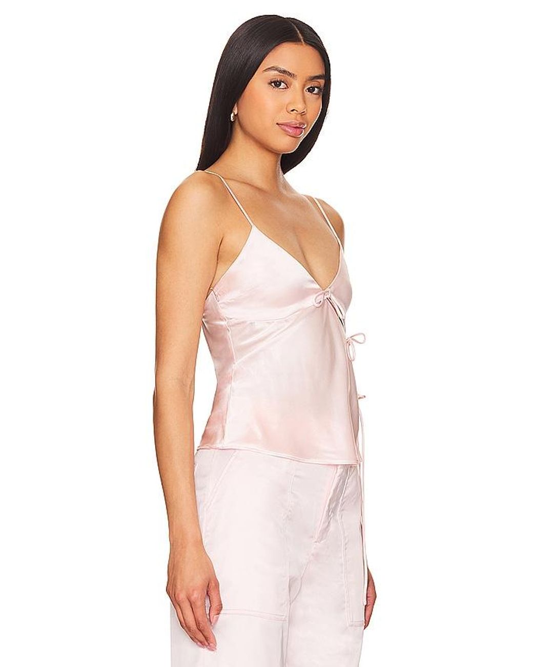bubish Pink Lara Bow Singlet Top