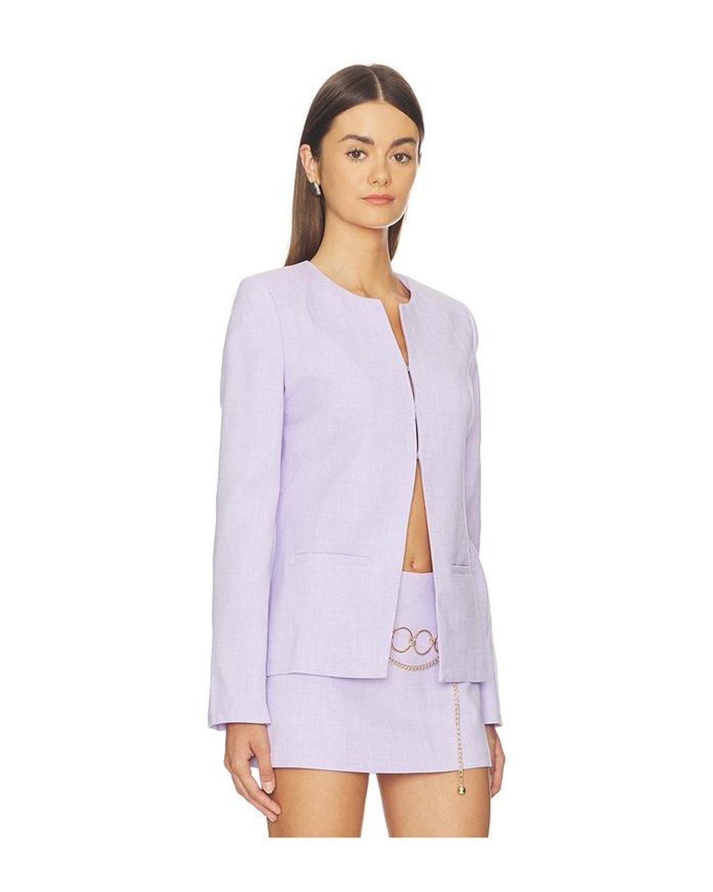 Amanda Uprichard White Capria Top