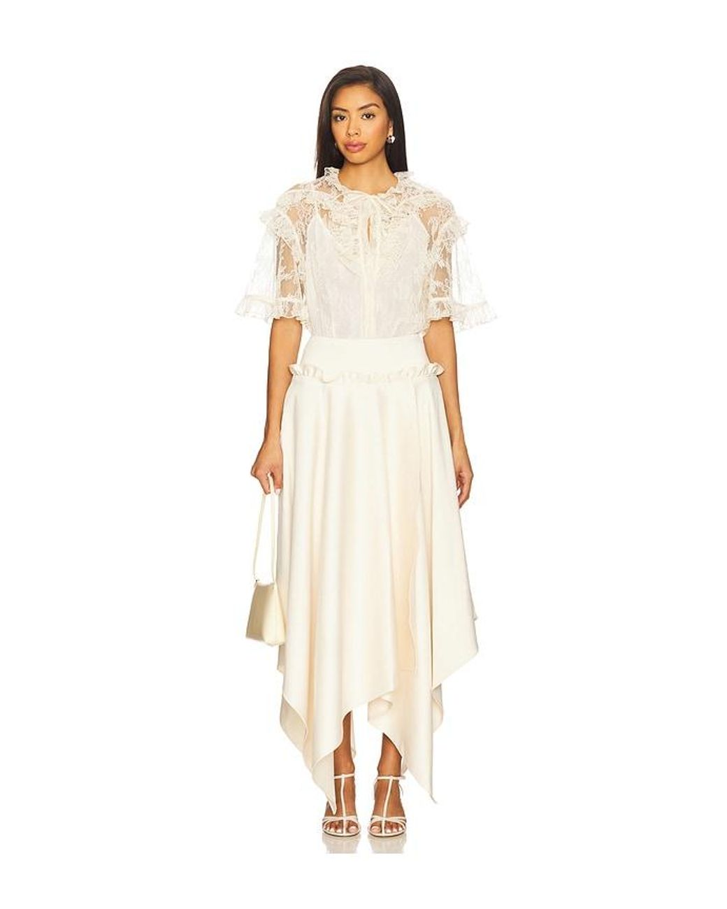 AKNVAS Natural Vera Satin Skirt