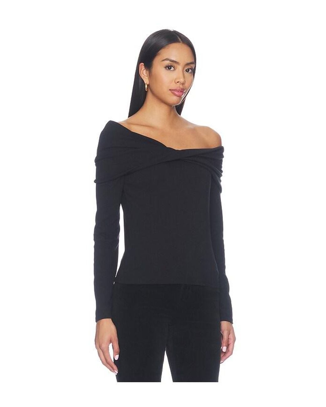 PAIGE Black Aaliyah Top