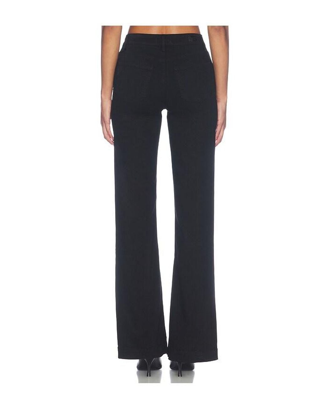 PAIGE Blue Leenah With Mini Patch Pocketstrouser Leg Jeans