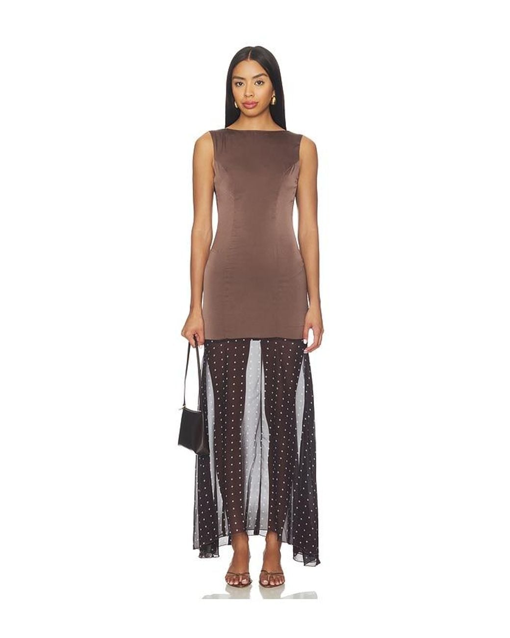 ALL THE WAYS Brown Sariah Maxi Dress