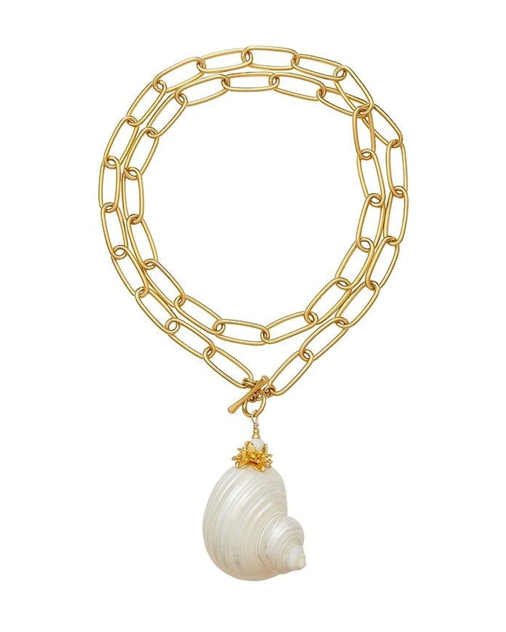 Brinker & Eliza Metallic Sirena Necklace