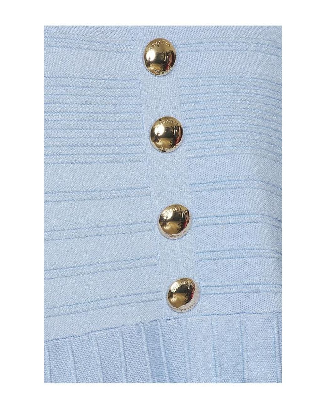 retroféte Blue Brooke Knit Dress