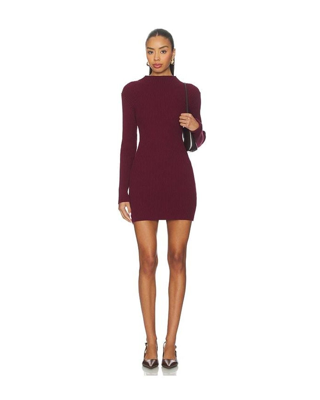 SNDY'S Red North Sweater Dress