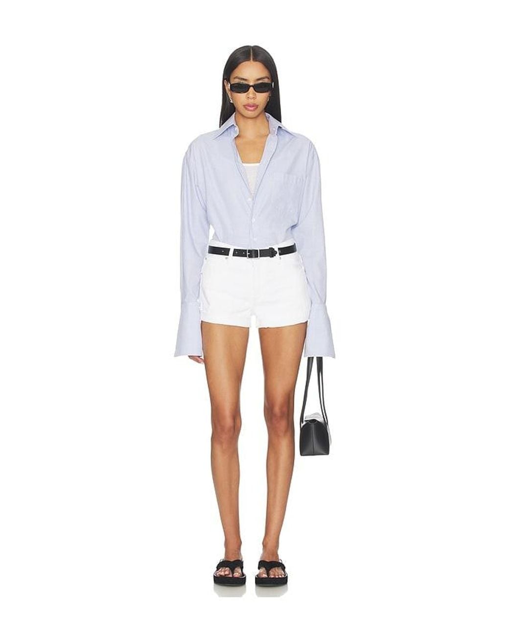 FRAME White The Darling Short