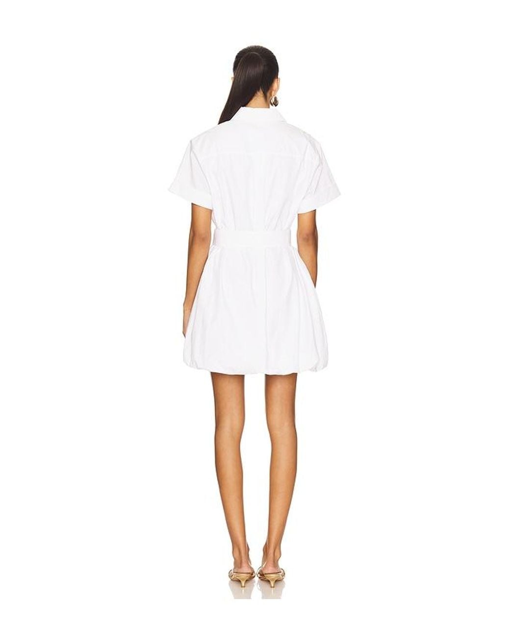 Hevron White Harlow Dress