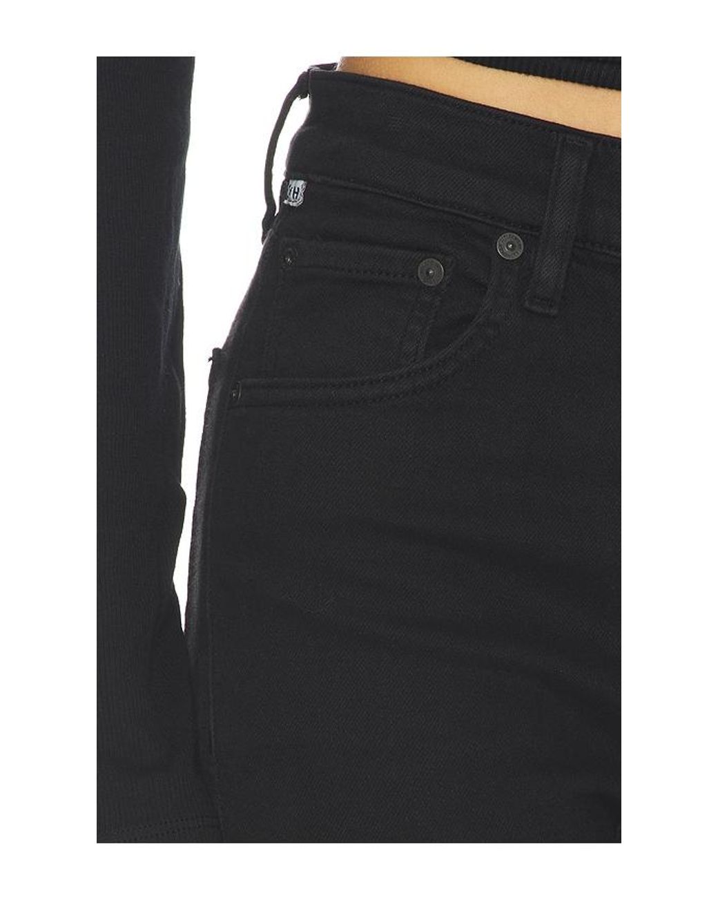 Citizens of Humanity Black Devin Capri Pants