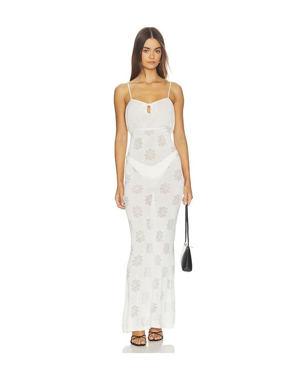 Asta Resort White Cecilia Maxi Dress