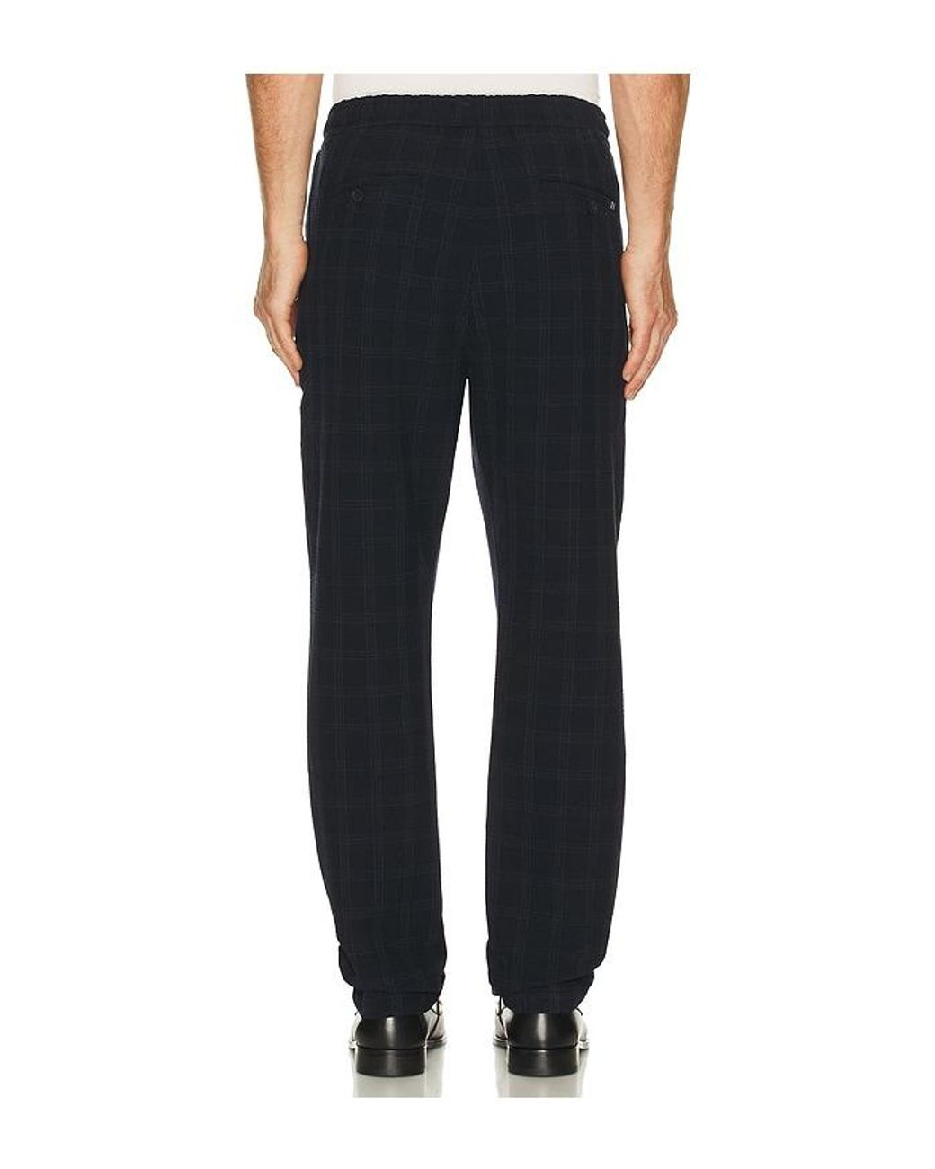 Original Penguin Black Plaid Joggers for men
