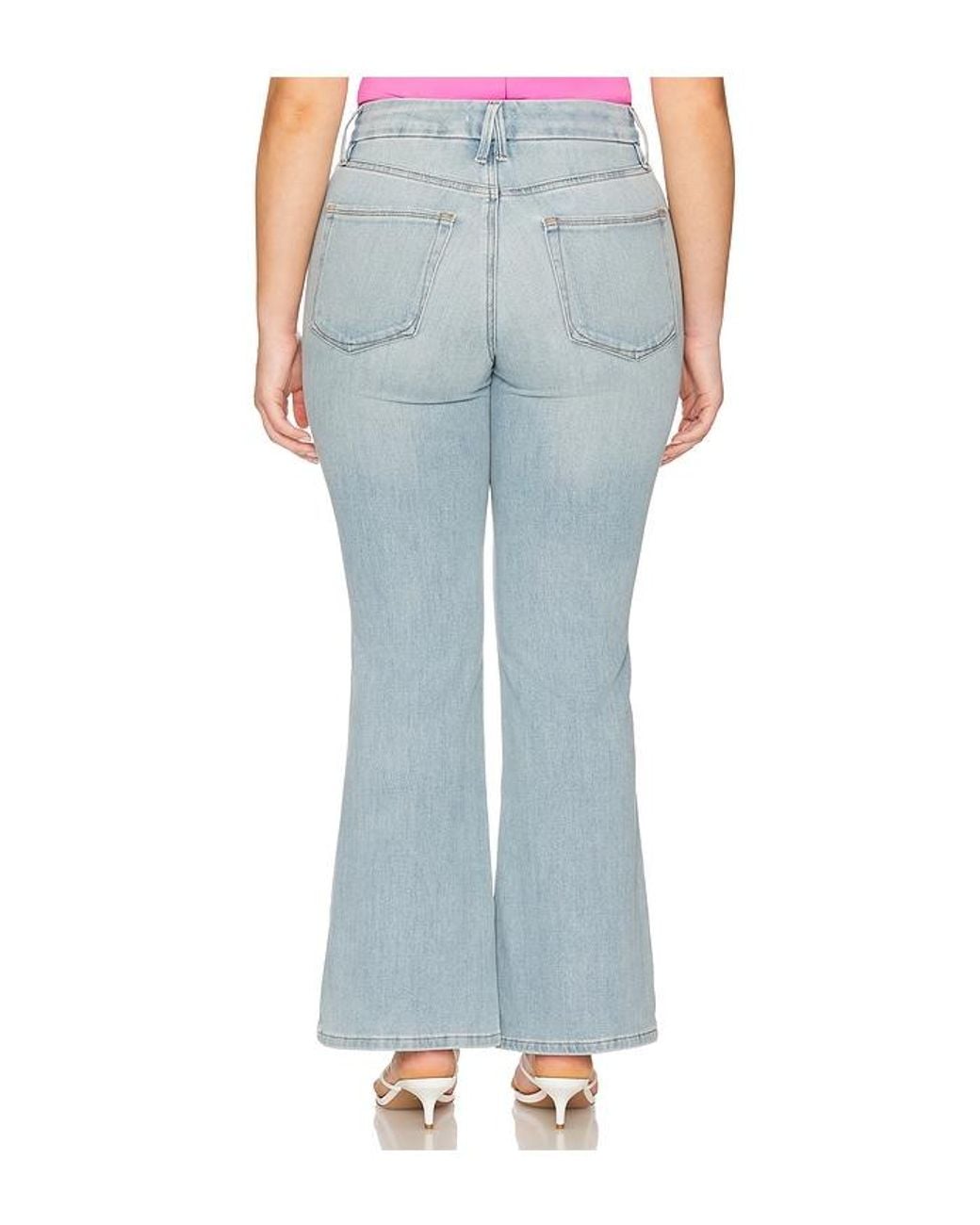 GOOD AMERICAN Blue Good Legs Flare Jeans