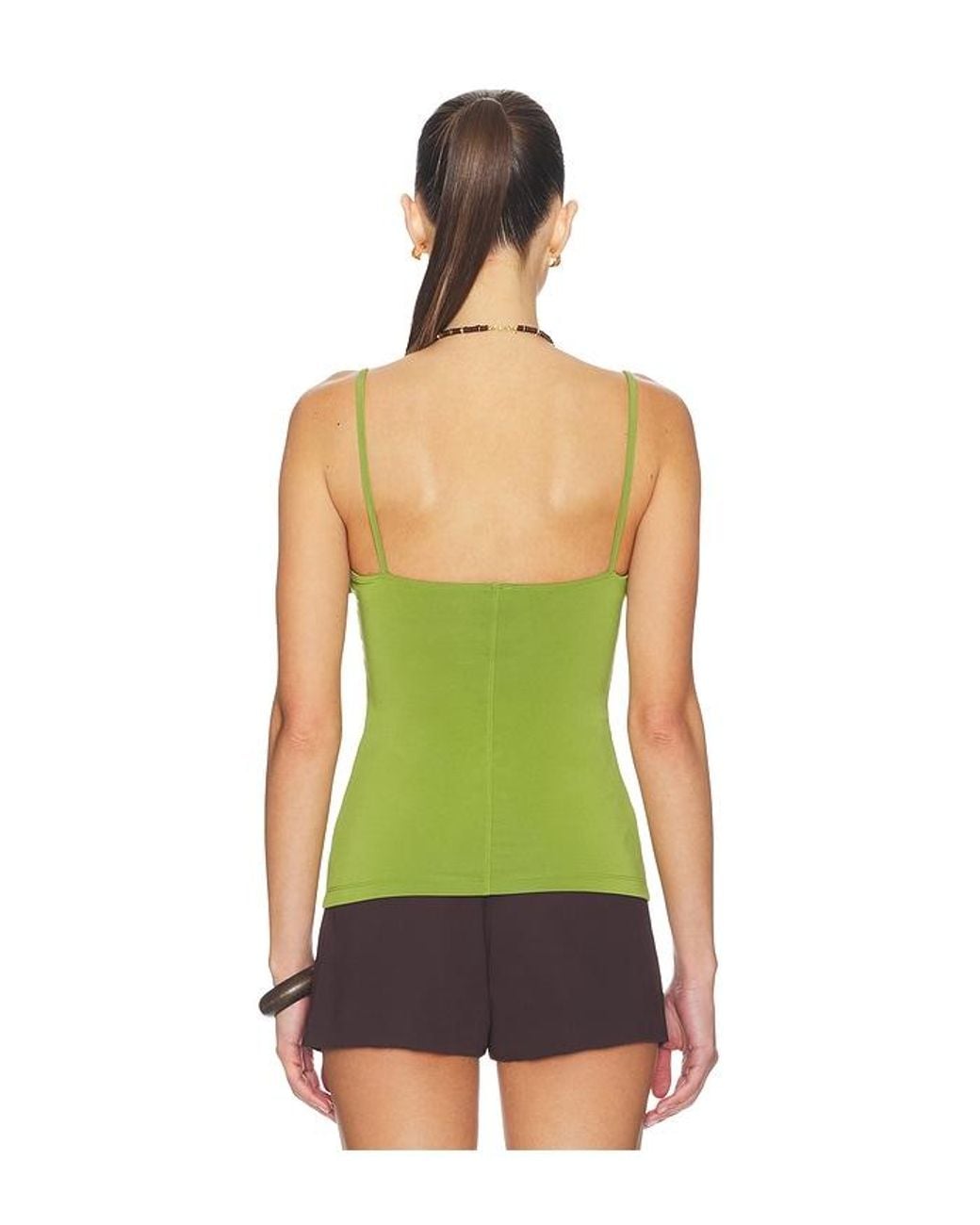 Nanushka Green Marinie Top