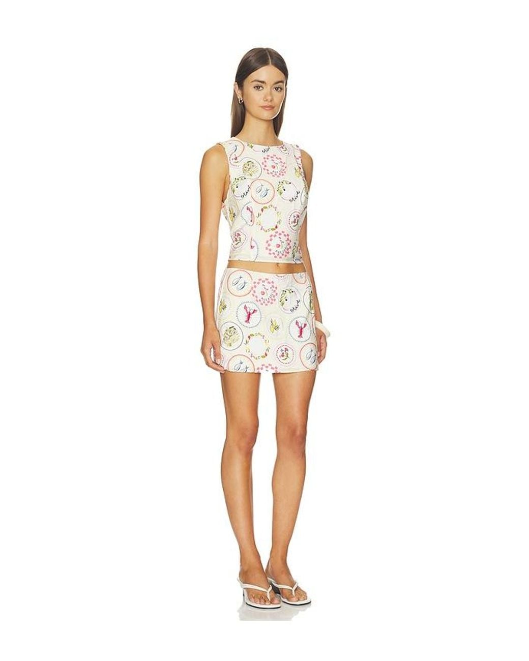MORE TO COME Multicolor Kimaya Mini Skirt Set