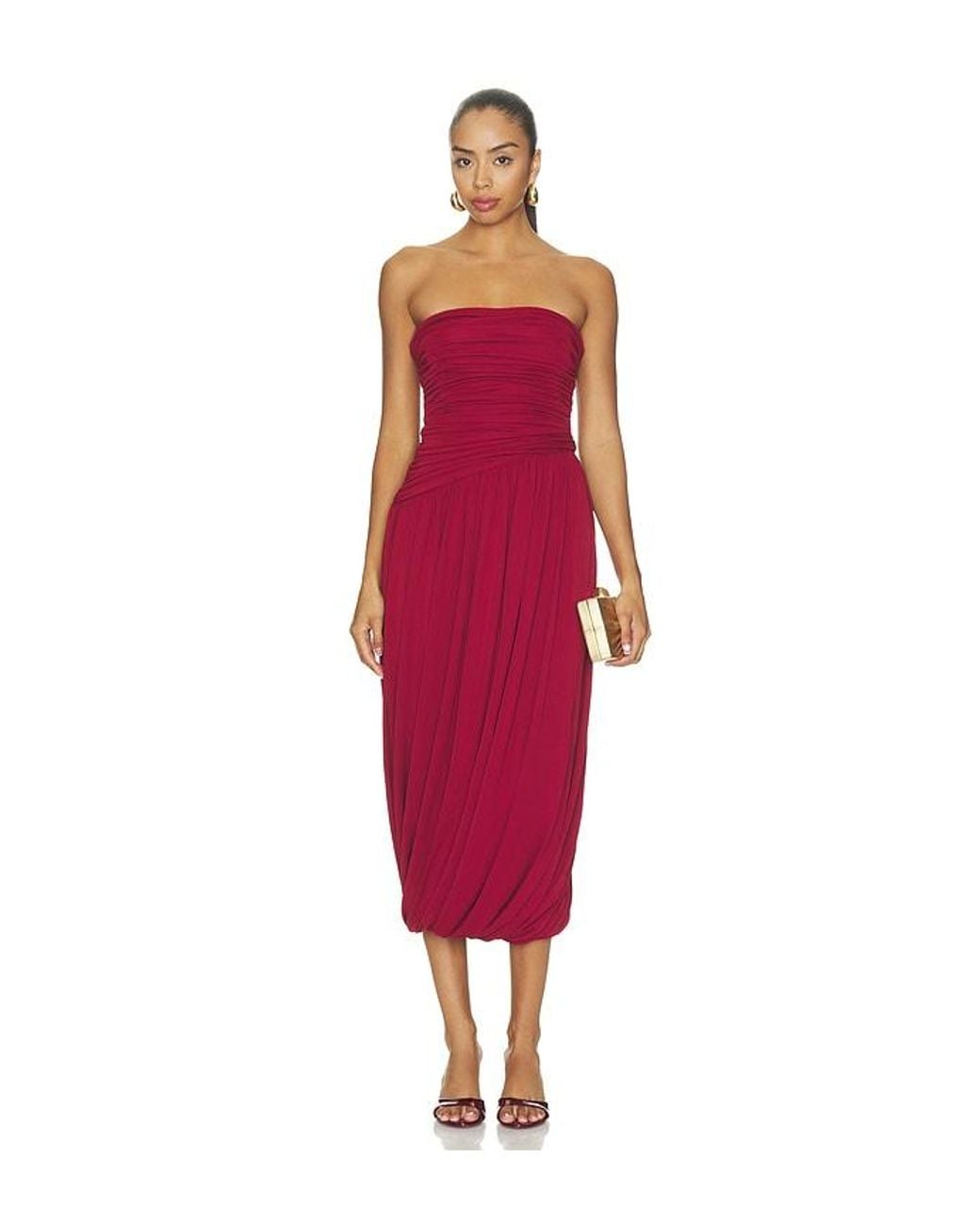 Cinq À Sept Red Rosine Dress