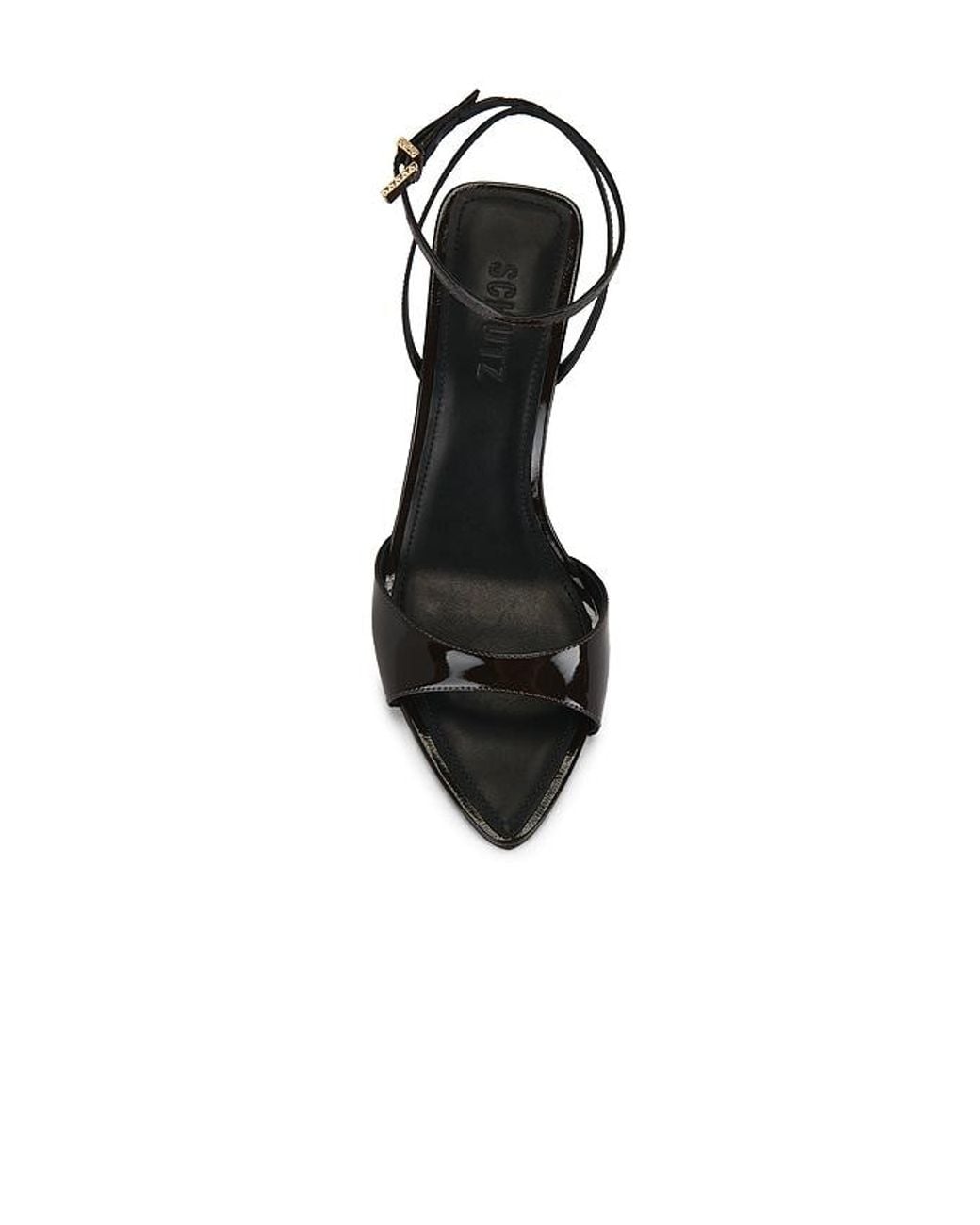 SCHUTZ SHOES Black Elodie Buckle Sandal
