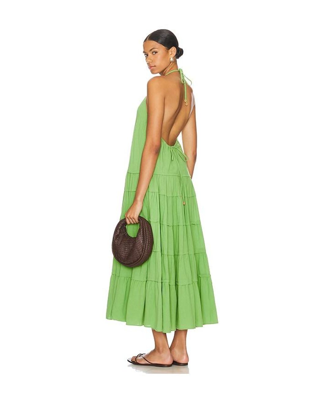 Free People Green X Free-Est Somewhere Sunny Maxi Dress