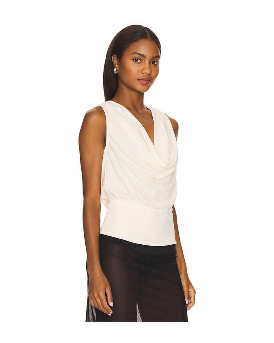 House of Harlow 1960 Black X Revolve Jocelyn Top