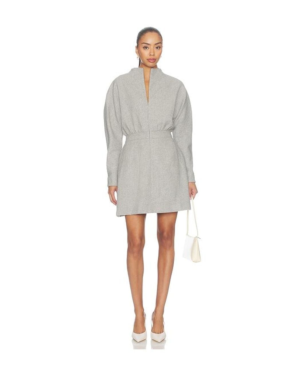 Odd Muse Gray Wool Mix Tweed Dress
