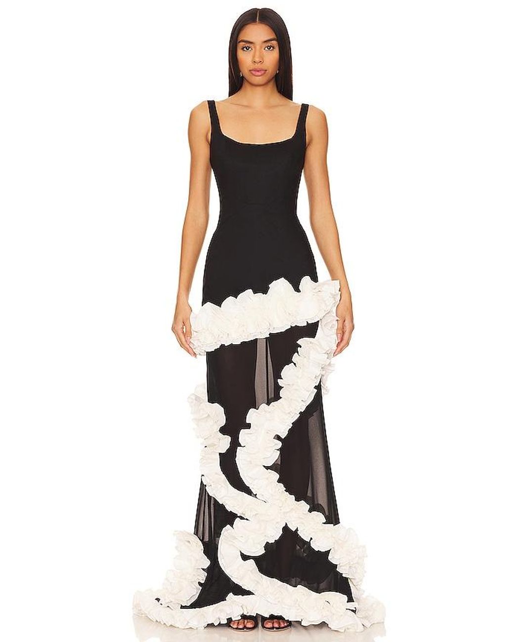 Nbd Black Wisteria Gown
