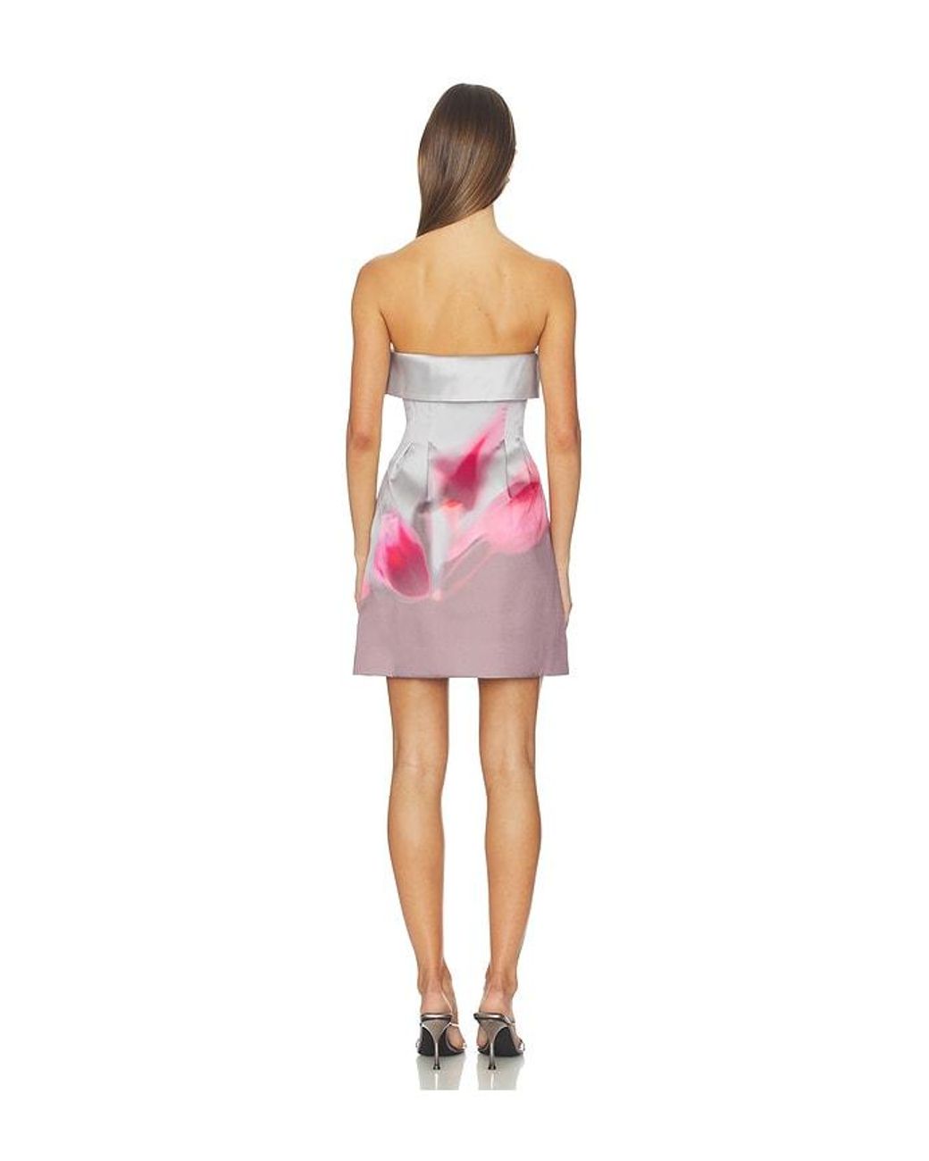 AMUR Red Zelie Mini Dress