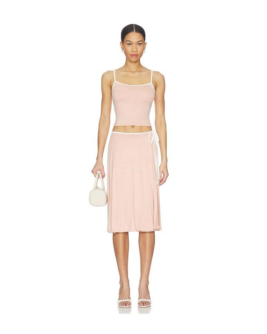 Free People Natural Opal Skirt Set