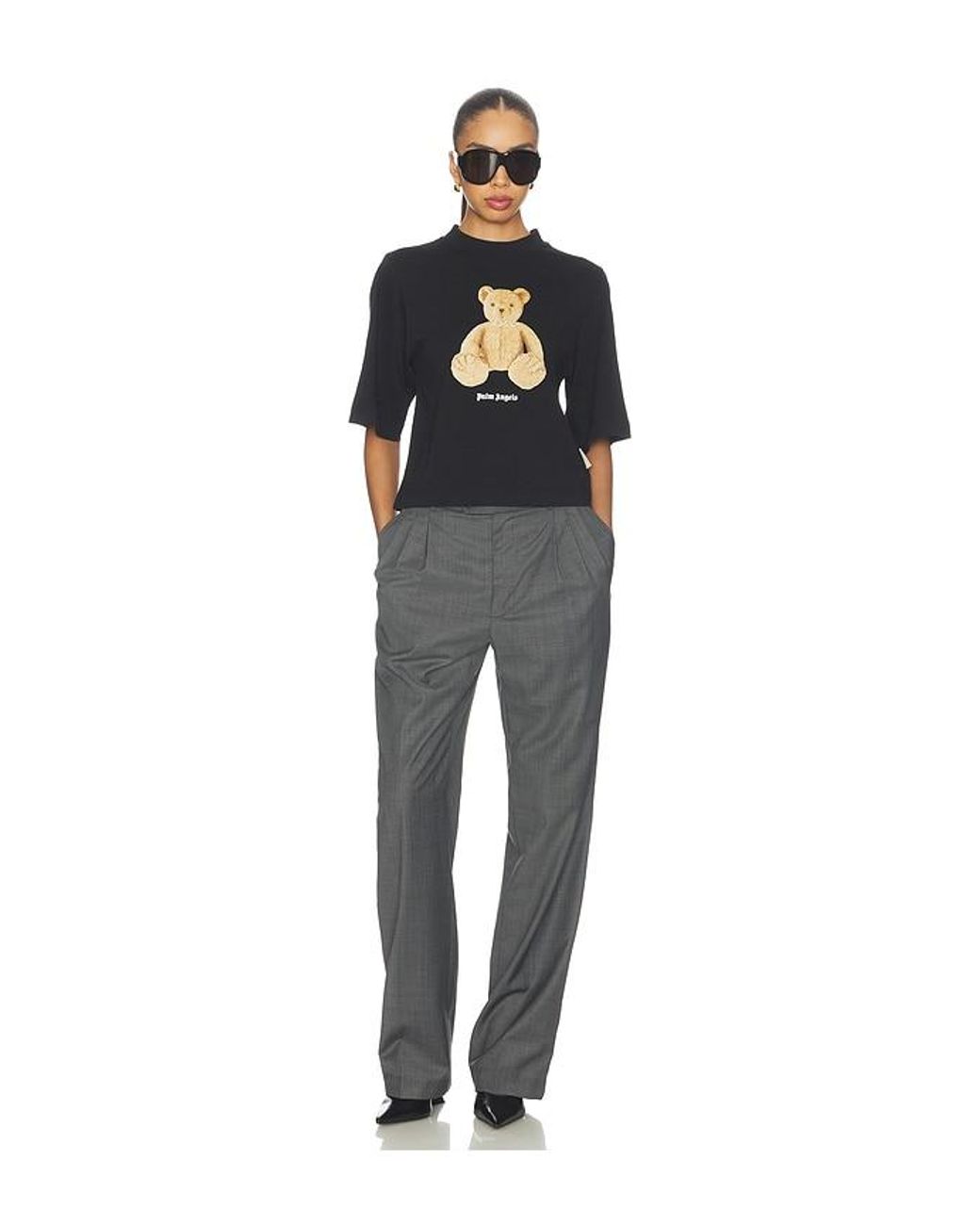Palm Angels Blue Bear Boxy Tee