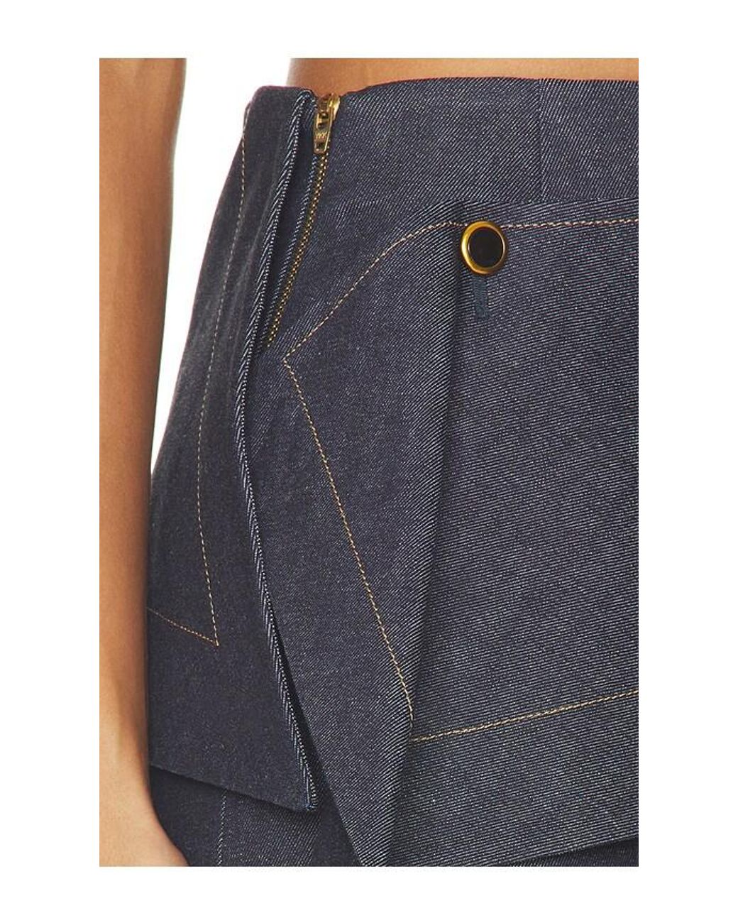 Amir Taghi Blue Eloise Skirt
