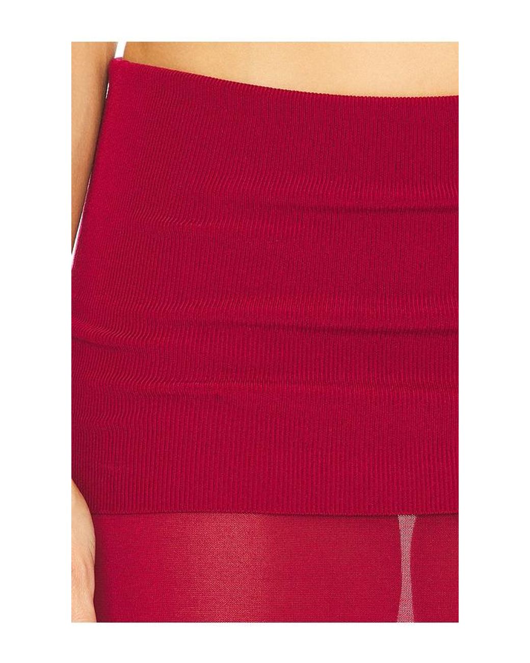 LOBA Red Maya Maxi Skirt