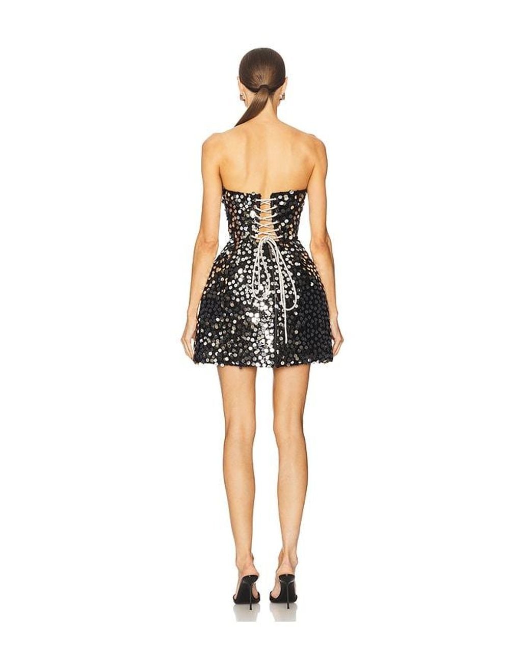 Bronx and Banco Black Maraya Sequin Mini Dress