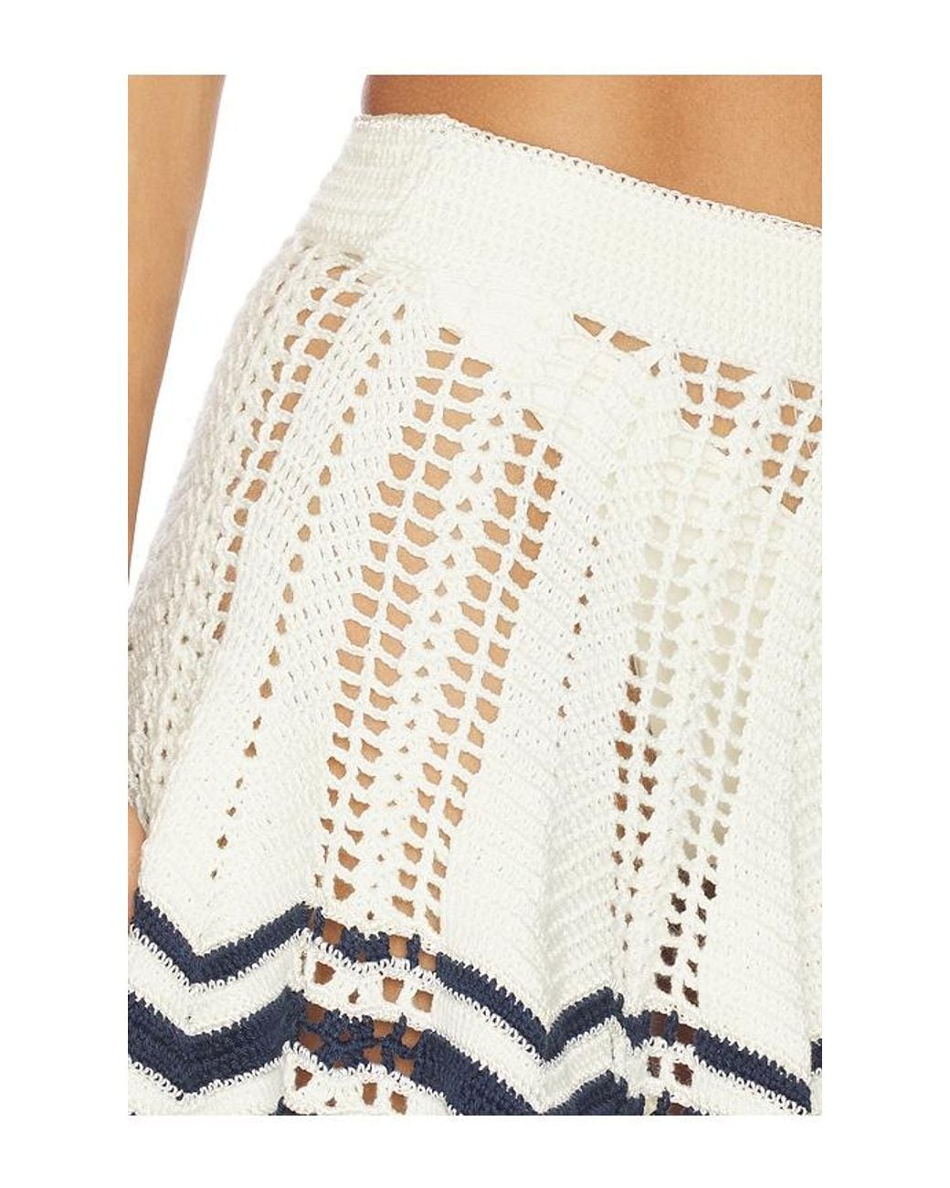 MY BEACHY SIDE Multicolor Amie Hand-Crocheted Skirt