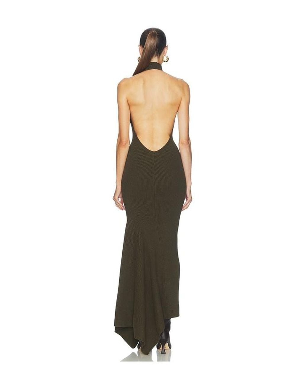 Camila Coelho Green Kimmberly Sleeveless Midi Dress