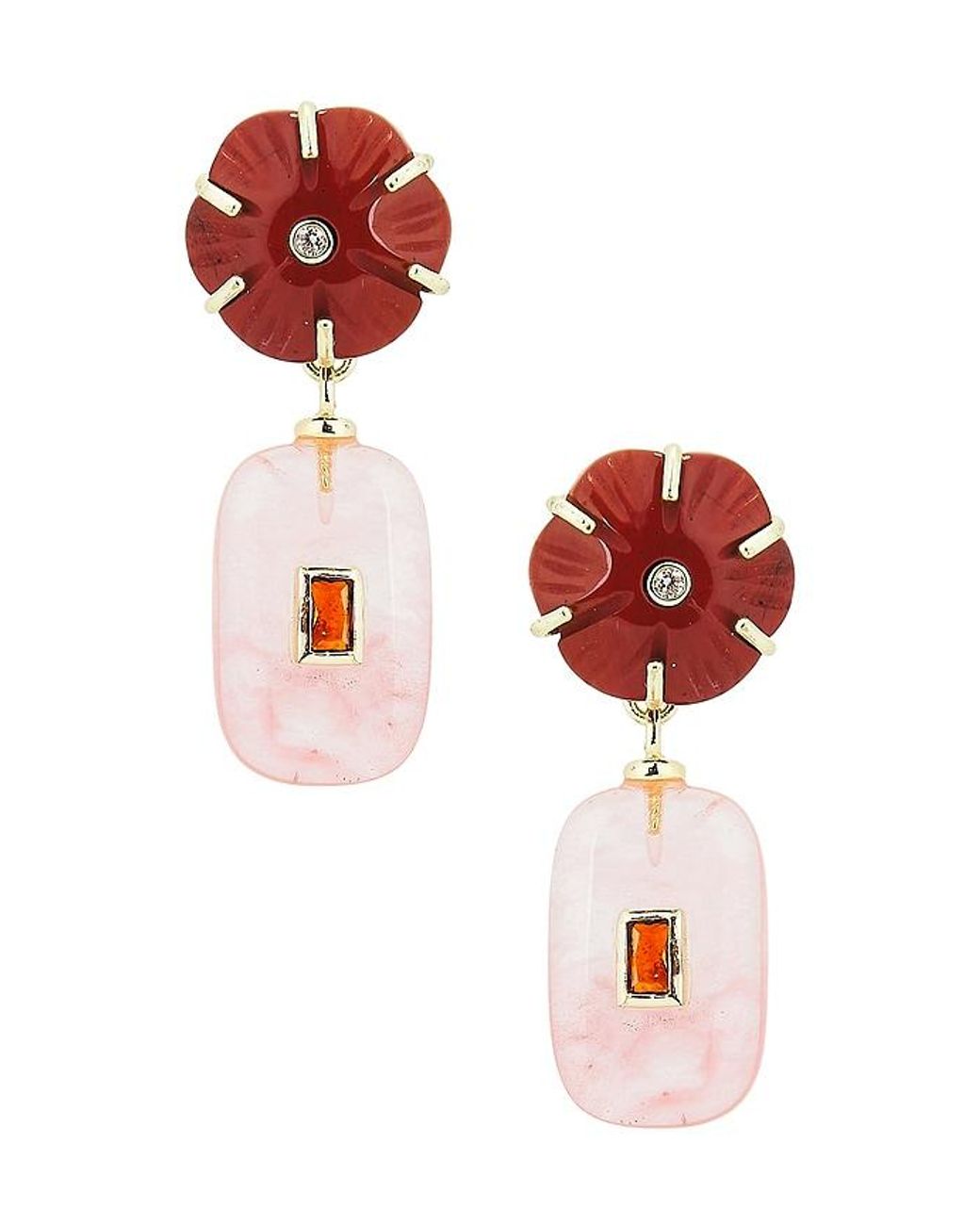 DANNIJO Red Louis Earring