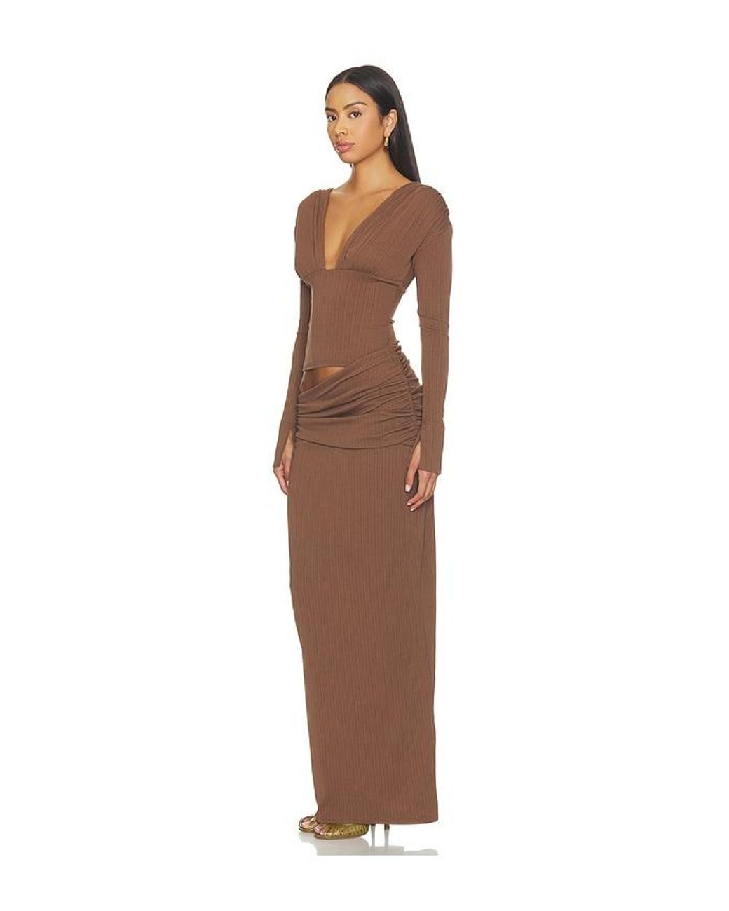 Benni Brown Agnes Maxi Dress