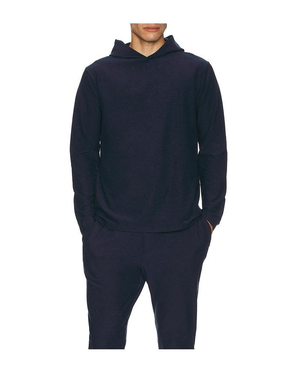 Beyond Yoga Blue Spacedye Go-To Hoodie for men