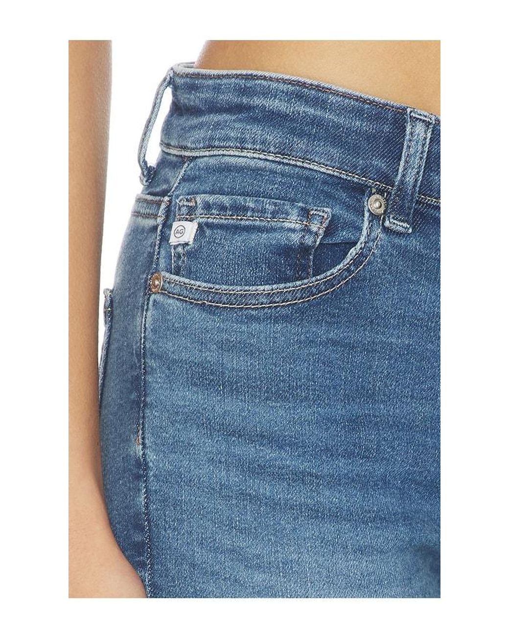 AG Jeans Blue Farrah Skinny Jeans