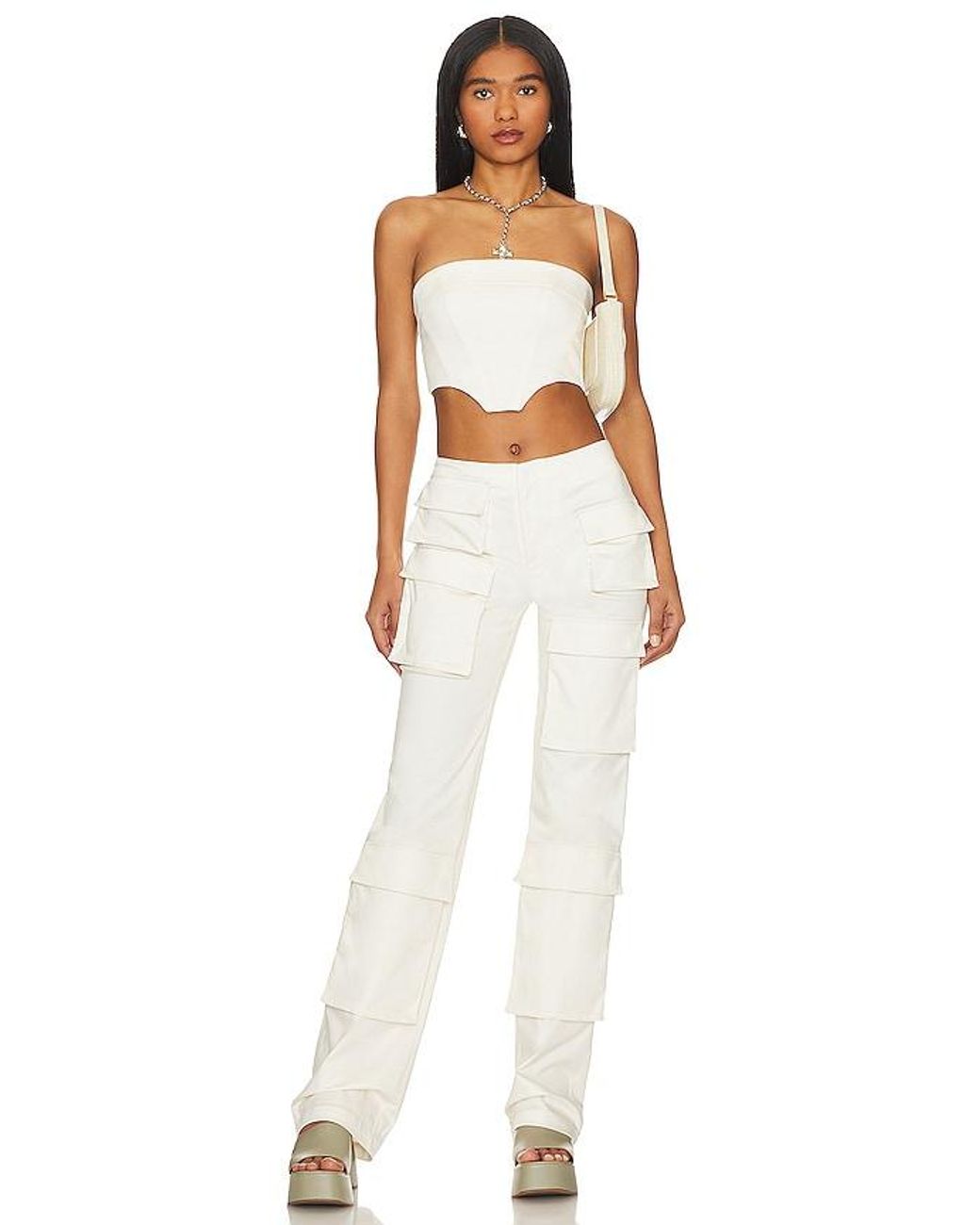h:ours White Sedona Pant