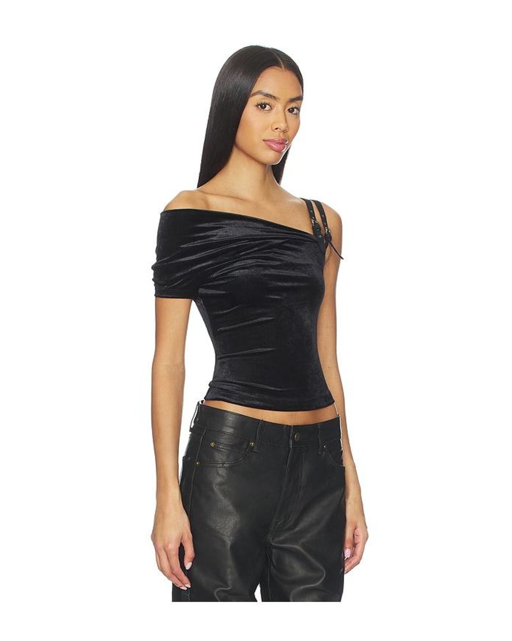 Versace Jeans Couture Black Bustier Top