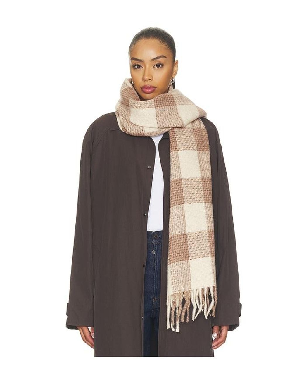 Hat Attack Black Foundry Check Scarf