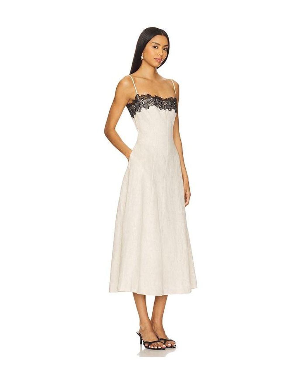 ROBE JIA en Neutral Tularosa en coloris White