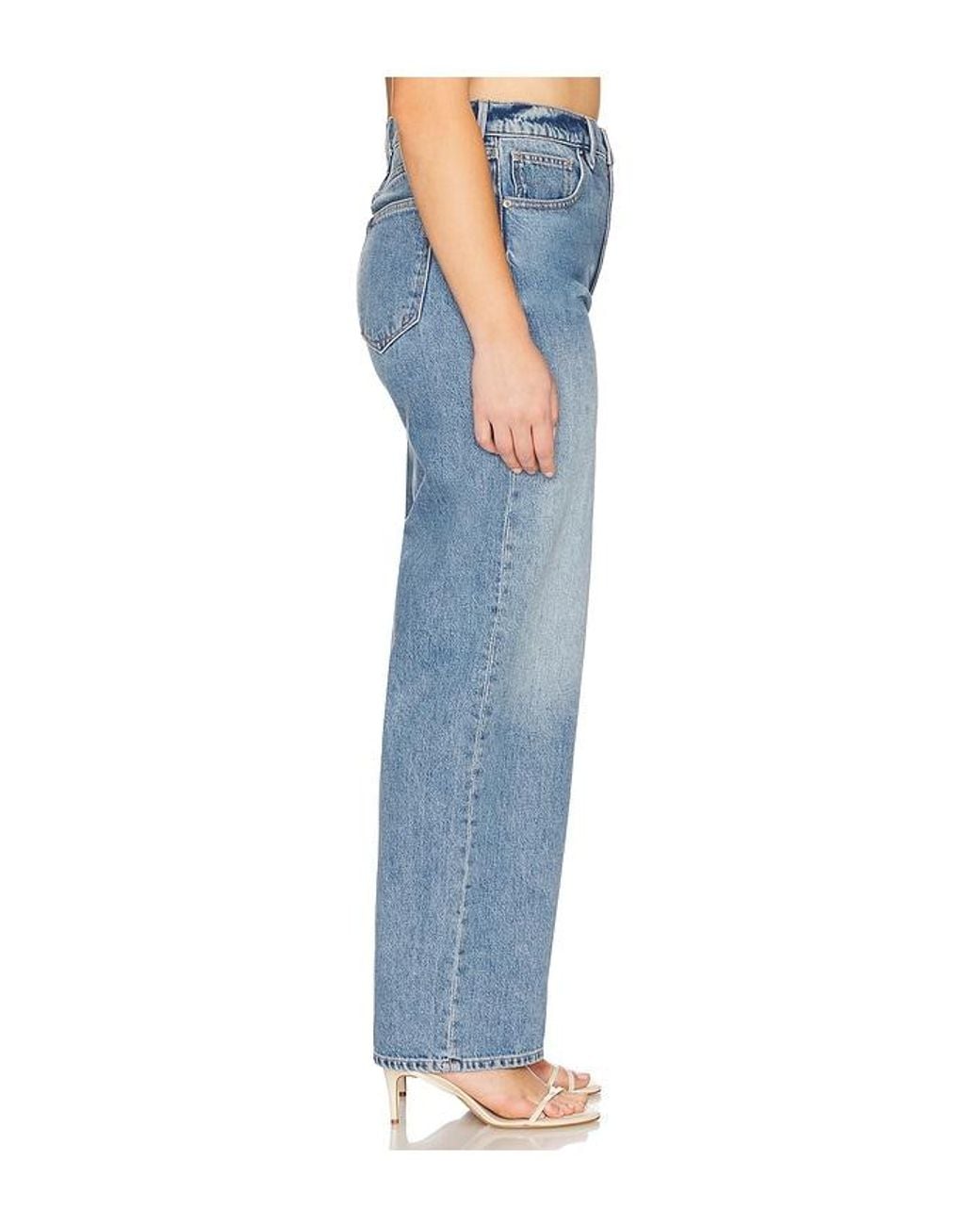 GOOD AMERICAN Blue Good Standard Baggy Jeans
