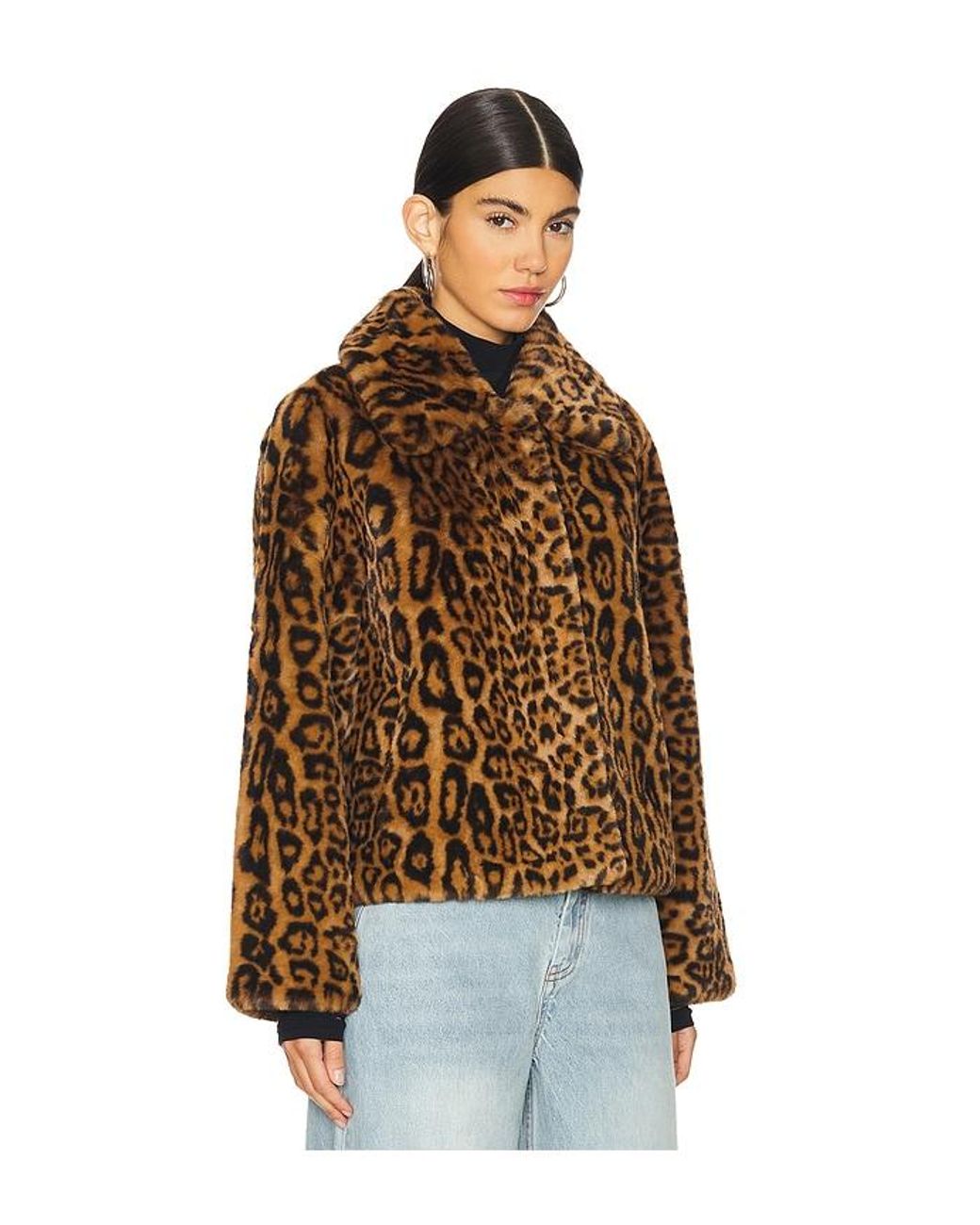 Apparis Brown Elis Short Coat